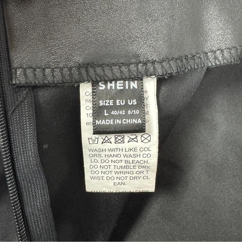 Shein Classic Black Vinyl 